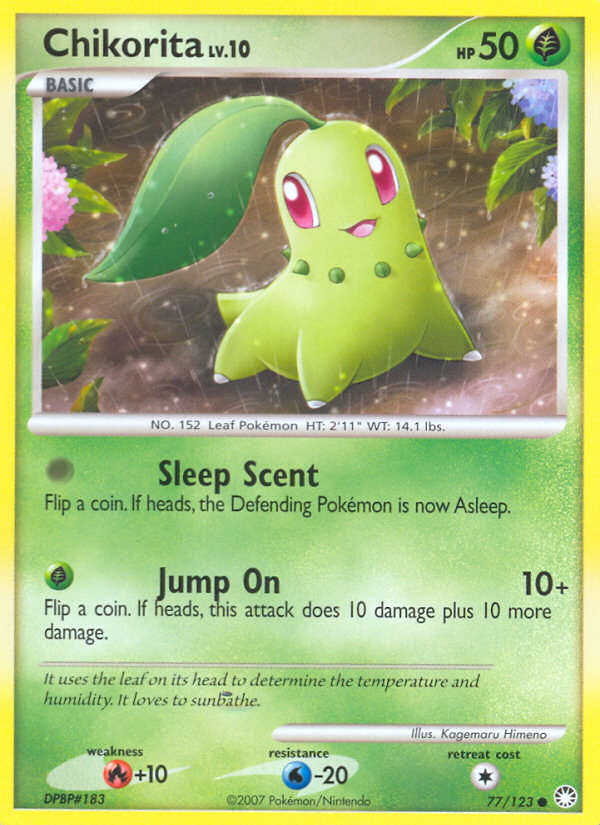 Chikorita 77/123 Mysterious Treasures