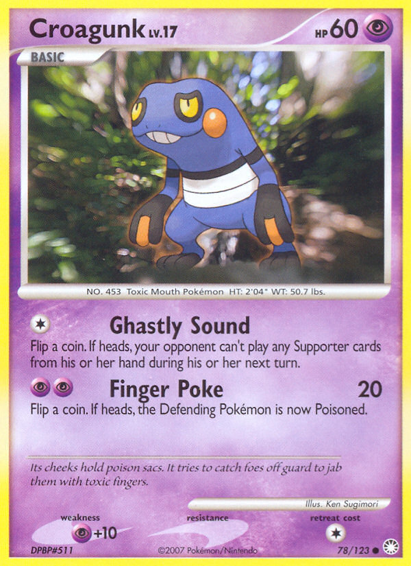 Croagunk 78/123 Mysterious Treasures