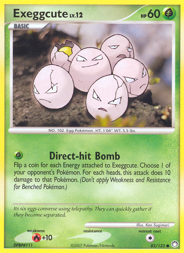 Exeggcute 82/123 Mysterious Treasures
