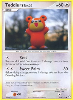 Teddiursa 105/123 Mysterious Treasures