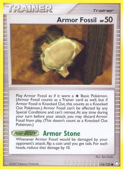Armor Fossil 116/123 Mysterious Treasures