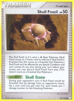Skull Fossil 117/123 Mysterious Treasures