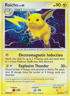 Raichu 15/123 Mysterious Treasures