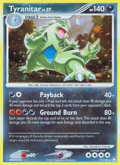 Tyranitar 17/123 Mysterious Treasures