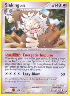 Slaking 34/123 Mysterious Treasures