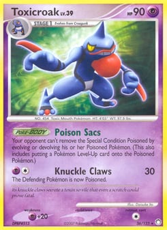 Toxicroak 36/123 Mysterious Treasures