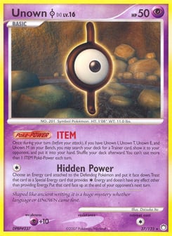 Unown [I] 37/123 Mysterious Treasures