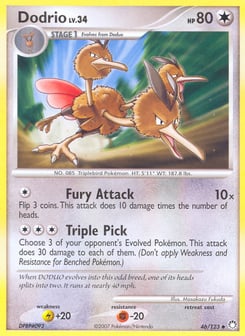 Dodrio 46/123 Mysterious Treasures