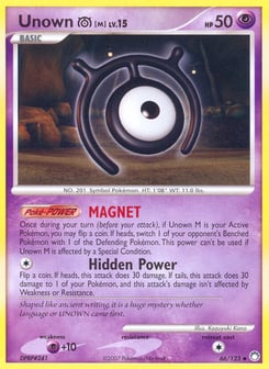 Unown [M] 66/123 Mysterious Treasures