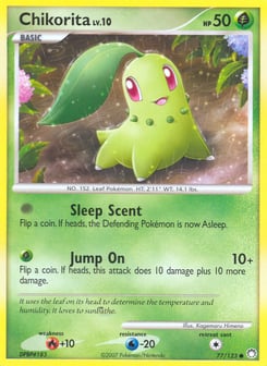 Chikorita 77/123 Mysterious Treasures