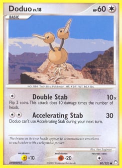 Doduo 80/123 Mysterious Treasures