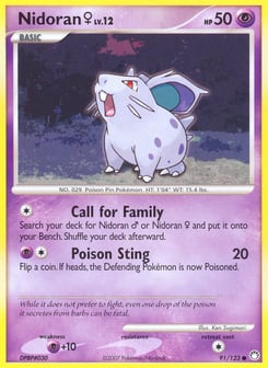 Nidoran ♀ 91/123 Mysterious Treasures