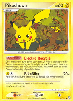 Pikachu 94/123 Mysterious Treasures