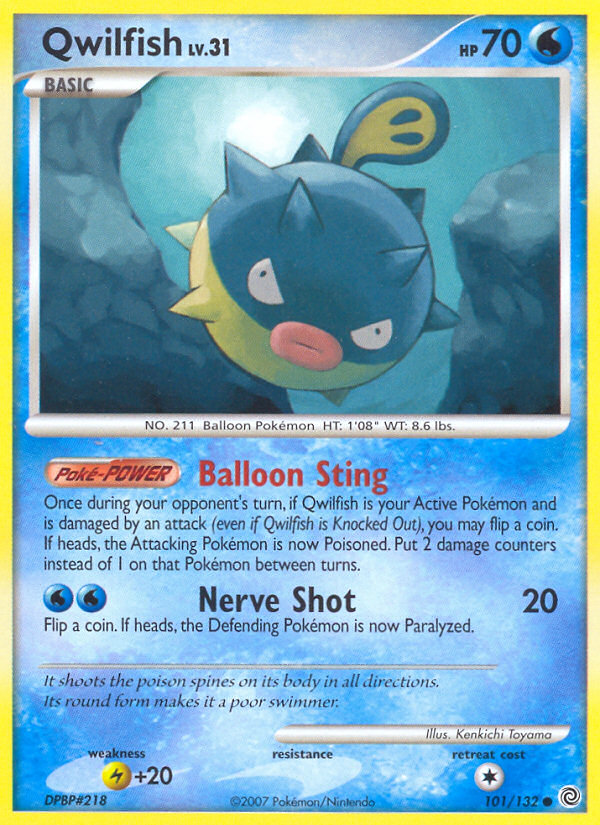 Qwilfish 101/132 Secret Wonders