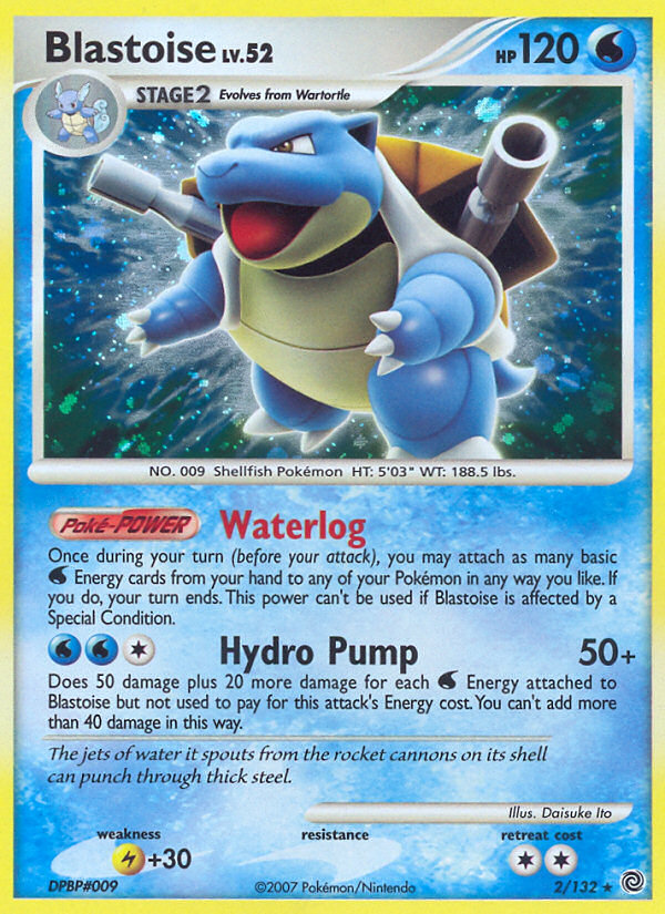 Blastoise 2/132 Secret Wonders