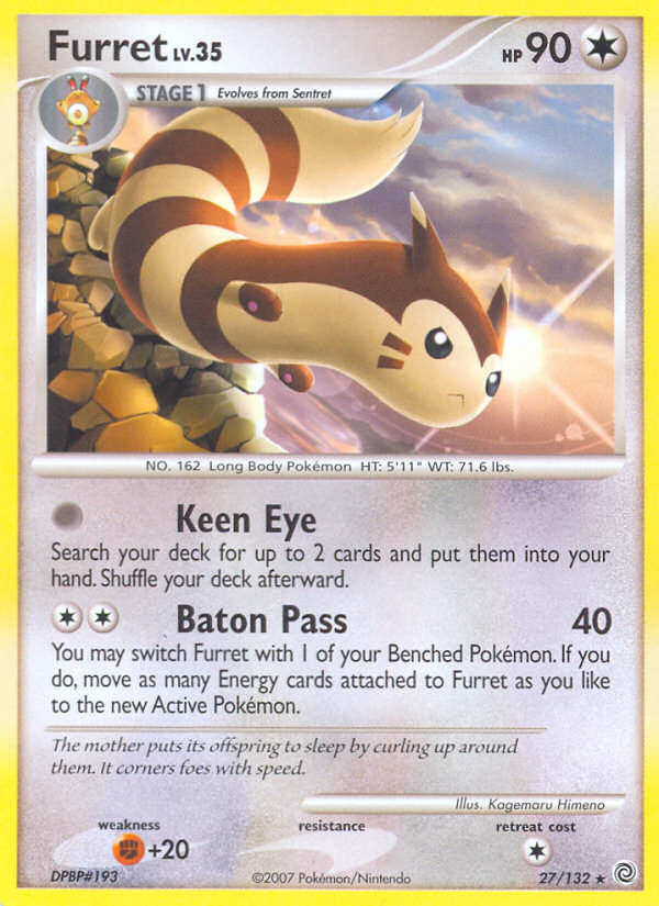 Furret 27/132 Secret Wonders