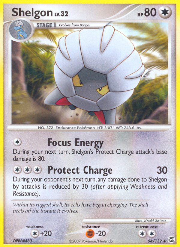 Shelgon 64/132 Secret Wonders