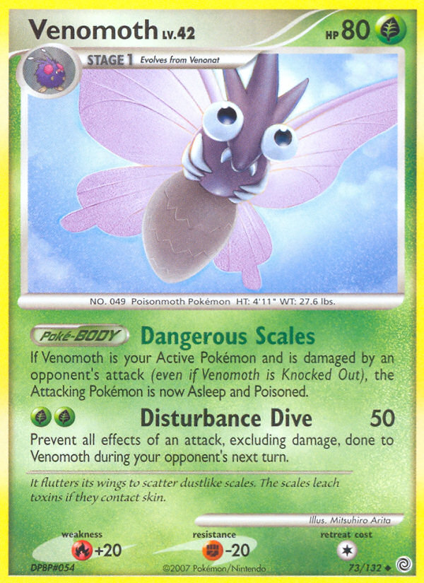 Venomoth 73/132 Secret Wonders