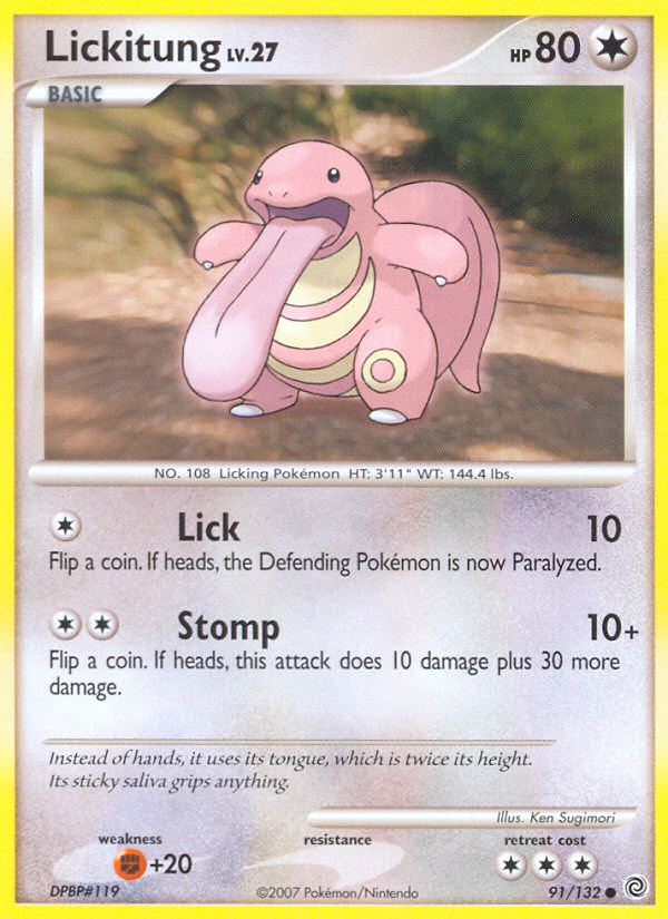 Lickitung 91/132 Secret Wonders