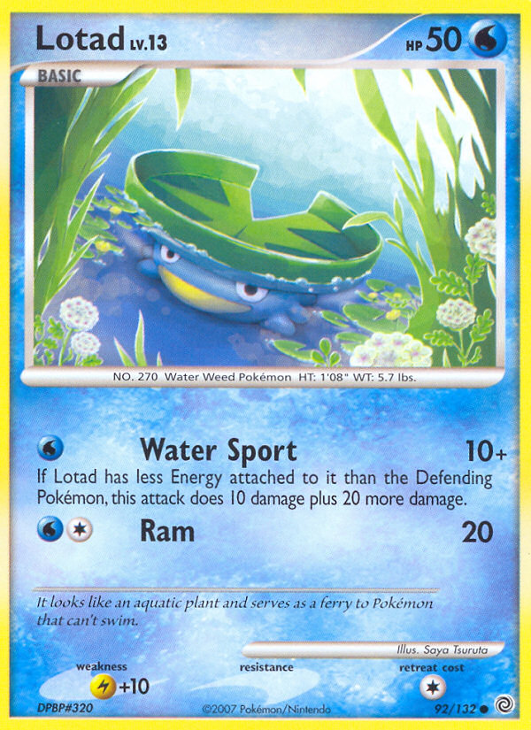 Lotad 92/132 Secret Wonders