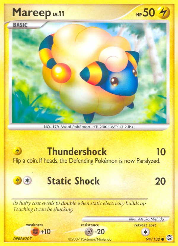 Mareep 94/132 Secret Wonders