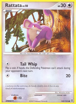 Rattata 103/132 Secret Wonders