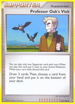 Professor Oak's Visit 122/132 Secret Wonders