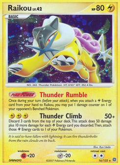 Raikou 16/132 Secret Wonders