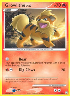 Growlithe 89/132 Secret Wonders