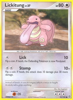 Lickitung 91/132 Secret Wonders