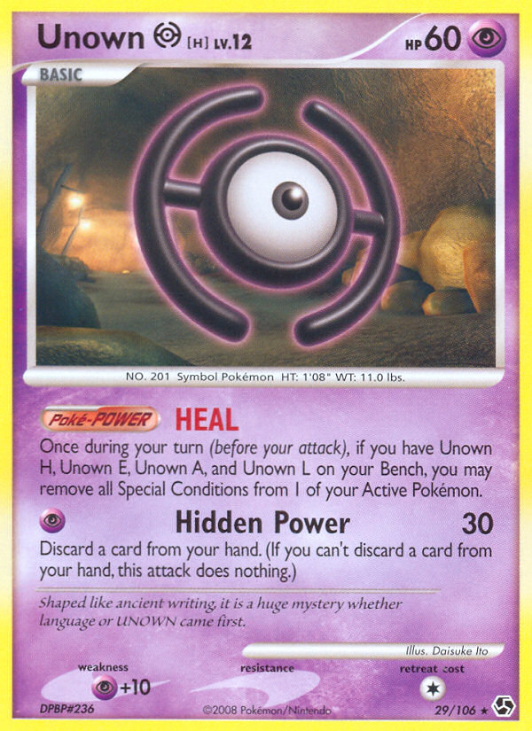Unown [H] 29/106 Great Encounters