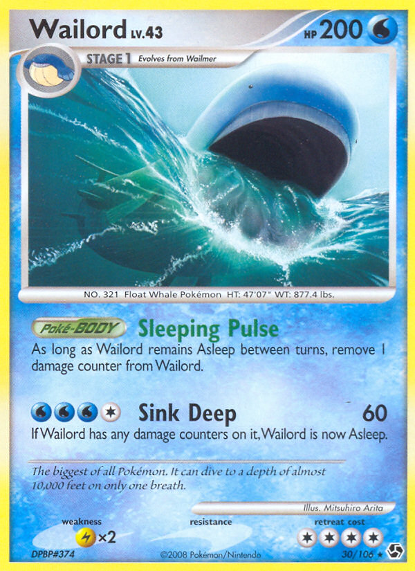 Wailord 30/106 Great Encounters