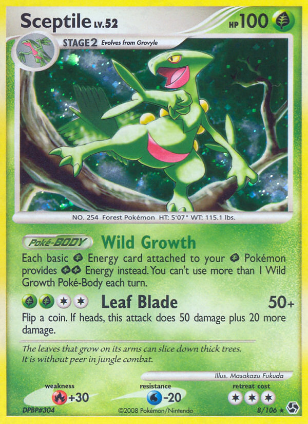 Sceptile 8/106 Great Encounters