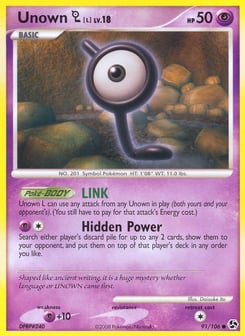 Unown [L] 91/106 Great Encounters
