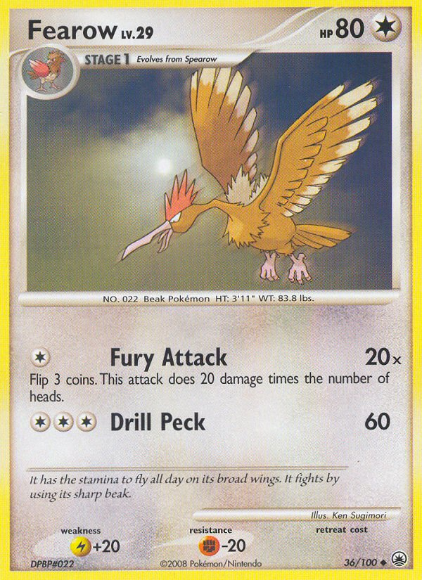 Fearow 36/100 Majestic Dawn