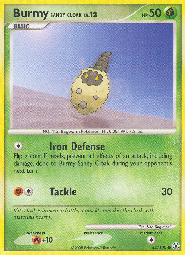 Burmy Sandy Cloak 54/100 Majestic Dawn