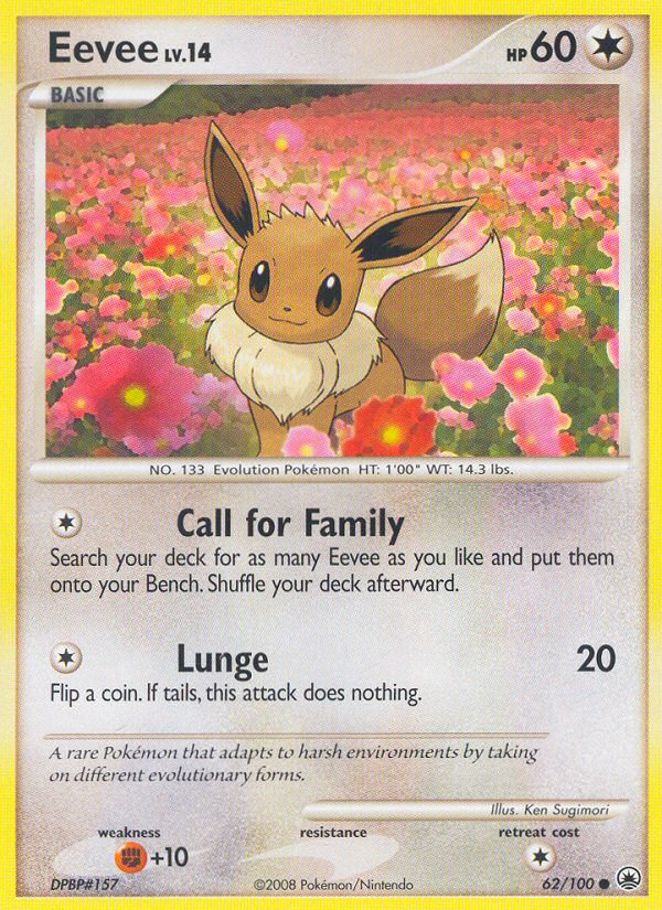 Eevee 62/100 Majestic Dawn