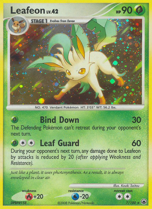 Leafeon 7/100 Majestic Dawn