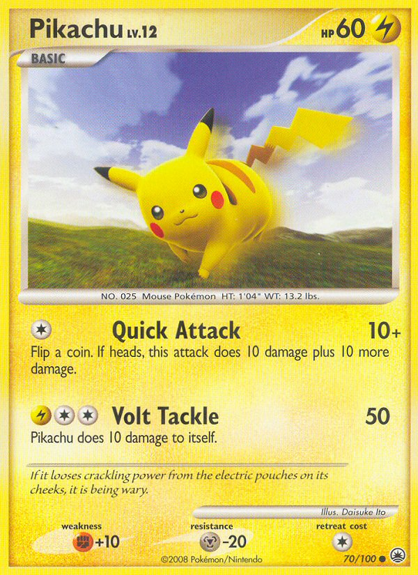 Pikachu 70/100 Majestic Dawn