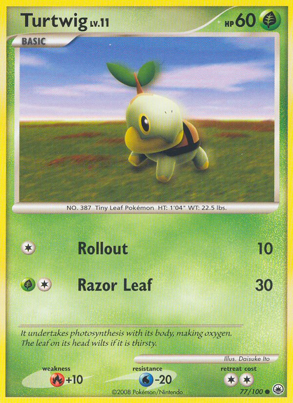 Turtwig 77/100 Majestic Dawn