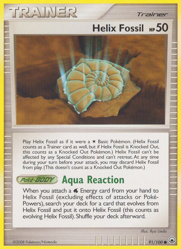 Helix Fossil 91/100 Majestic Dawn