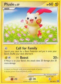 Plusle 28/100 Majestic Dawn