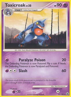 Toxicroak 31/100 Majestic Dawn