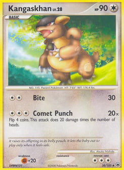 Kangaskhan 38/100 Majestic Dawn