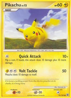 Pikachu 70/100 Majestic Dawn