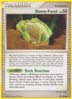 Dome Fossil 89/100 Majestic Dawn