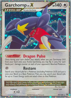 Garchomp LV.X 97/100 Majestic Dawn