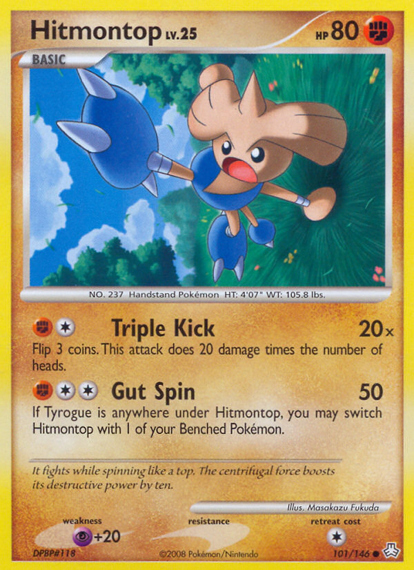 Hitmontop 101/146 Legends Awakened