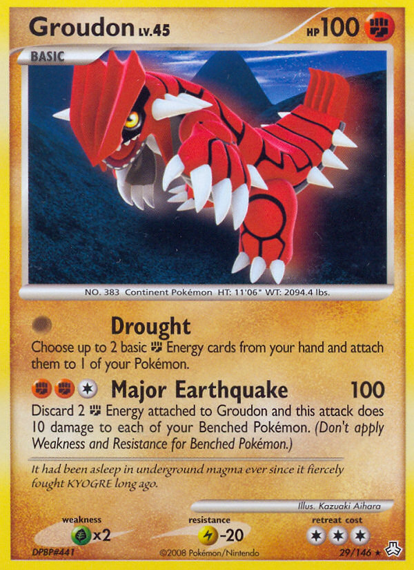 Groudon 29/146 Legends Awakened