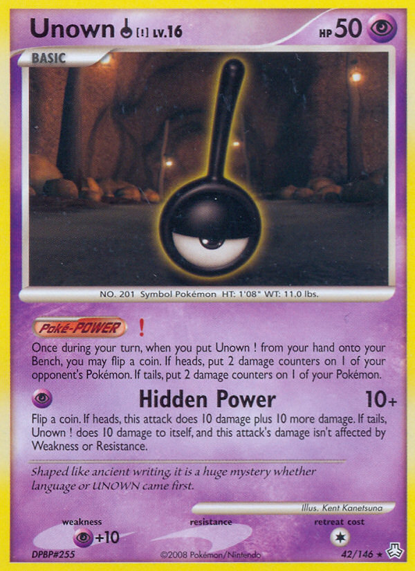 Unown [!] 42/146 Legends Awakened